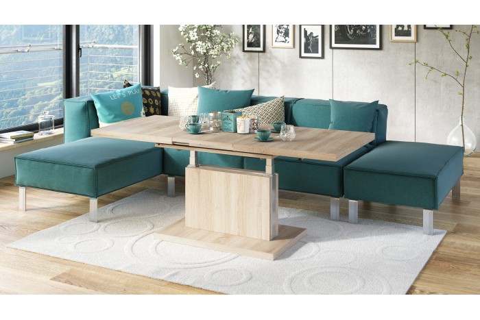 ASTON Dąb Sonoma - NOWOCZESNA ŁAWA...